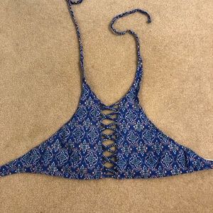 Hollister high neck bikini top